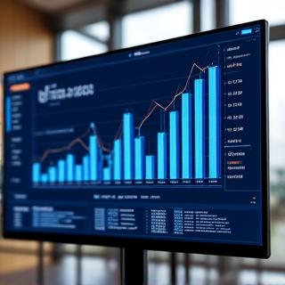 Interfaz de dashboard analítico moderno